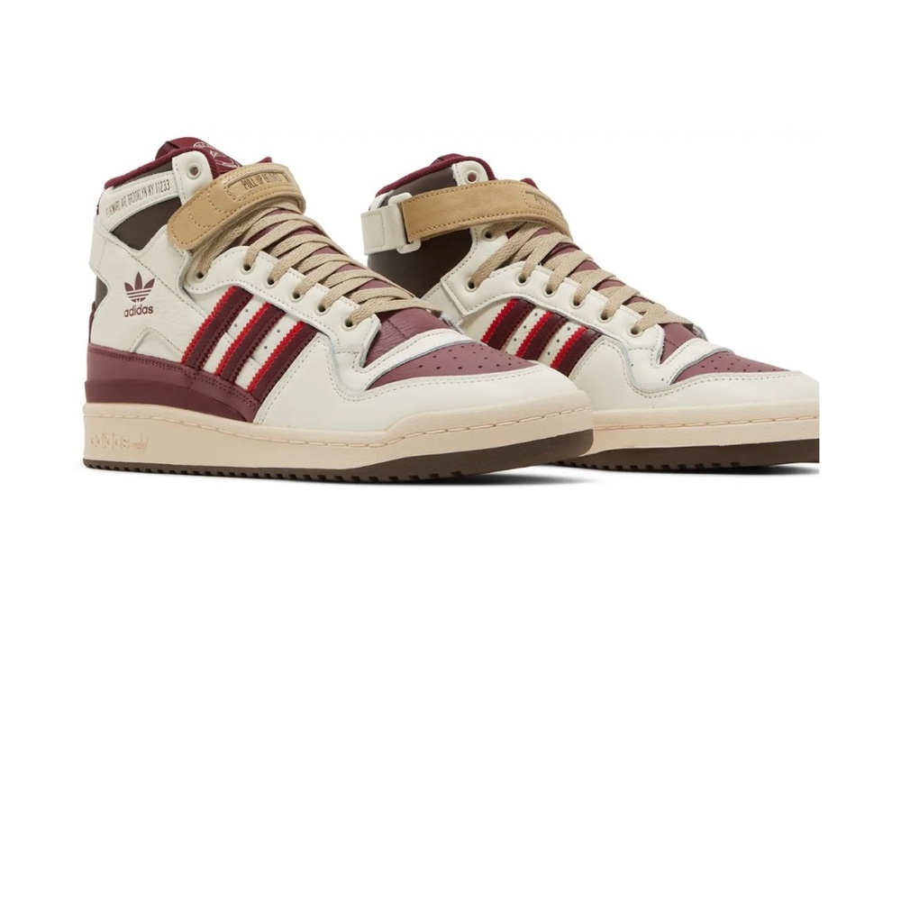 Adidas Forum 84 High Cuts & Slices - Cream and Burgundy